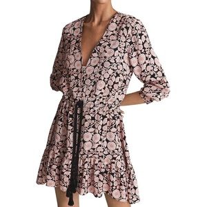 Reiss January Floral Print Mini Dress Size 0